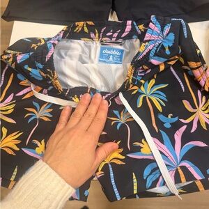 Chubbies Colorful Palm Swim Trunks